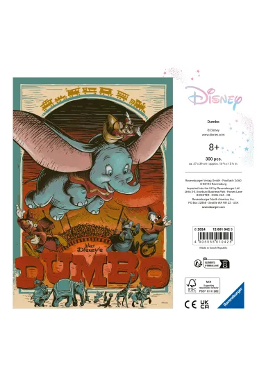Puzzle 300 el. 2D Dumbo Ravensburger