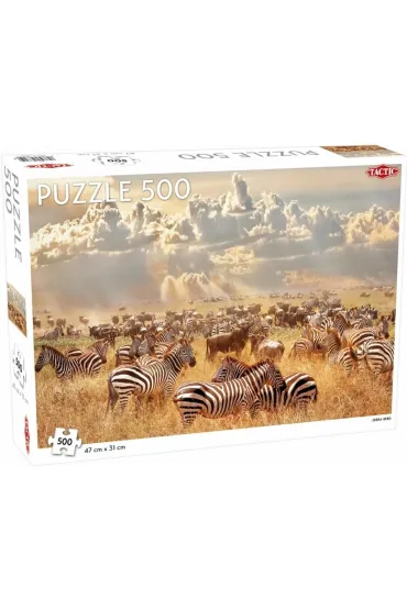 Puzzle 500 el. Animals. Zebra Herd Tactic