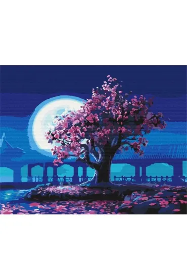 Twoje Hobby Malowanie po numerach - Drzewo wi�ni 40x50cm