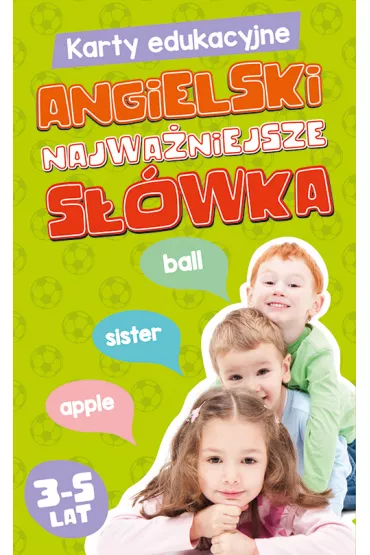 Karty edukacyjne. Angielski. Najwa�niejsze s��wka - Magdalena Popovics