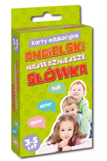 Karty edukacyjne. Angielski. Najwa�niejsze s��wka - Magdalena Popovics