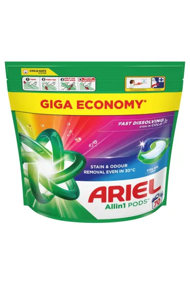 Ariel Allin1 PODS Kapsu�ki do prania Color (70 pra�) 70 szt.