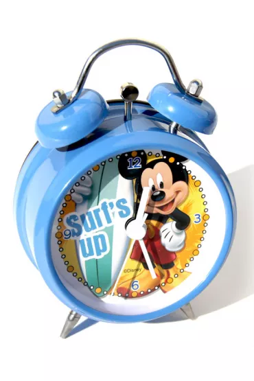 Budzik Myszka Mickey Czerwony Disney