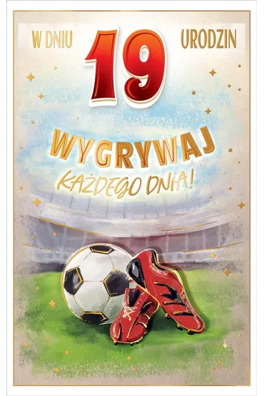 AbCard Kartka okoliczno�ciowa Urodziny (wymienne cyfry)