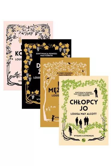 Pakiet: Ma�e kobietki, Dobre �ony, Mali m�czy�ni, Ch�opcy Jo - Louisa May Alcott