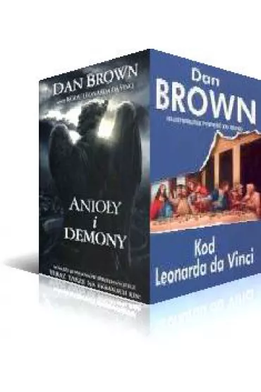 Zestaw 3 ksi��ek Dan'a Brown'a: Kod Leonarda da Vinci + Cyfrowa Twierdza + Anio�y i demony