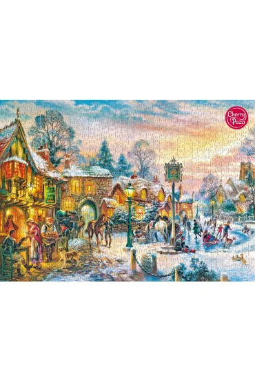 Puzzle 1000 el. Winter Twilight CherryPazzi