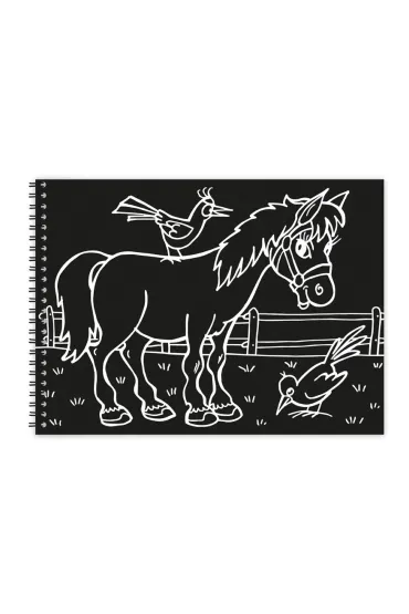 MFP Wydrapywanka t�czowa 14x10 cm, 10 arkuszy
