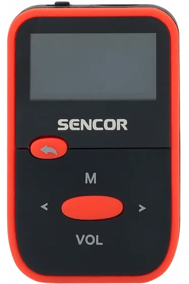 Sencor Odtwarzacz MP3 SFP 4408RD 8GB, Radio FM Wywietlacz LCD 1,1 call