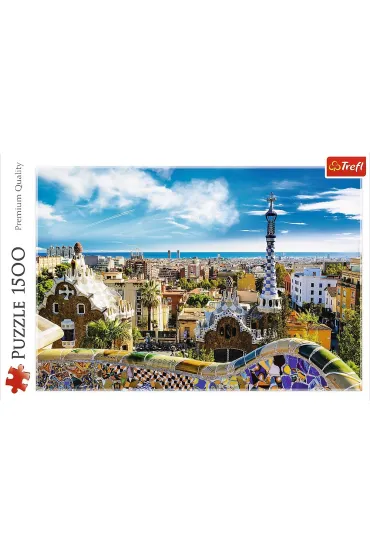 Puzzle 1500 el. Park G�ell, Barcelona Trefl