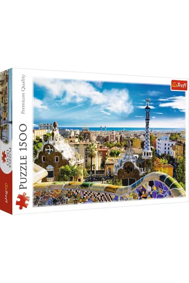 Puzzle 1500 el. Park G�ell, Barcelona Trefl