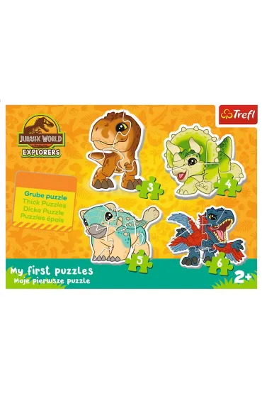 Puzzle Baby Classic - Urocze dinozaury Trefl