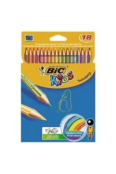 Bic Kredki Kids Tropicolors 2 18 szt.