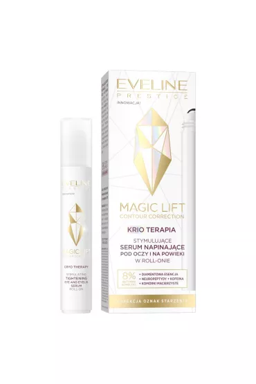 Eveline Cosmetics Stymuluj�ce serum napinaj�ce pod oczy i na powieki w roll-on Magic Lift Contour Correction 15 ml
