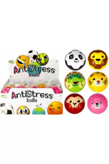 Pi�ka antystresowa 6 cm Zwierz�tka Mega Creative