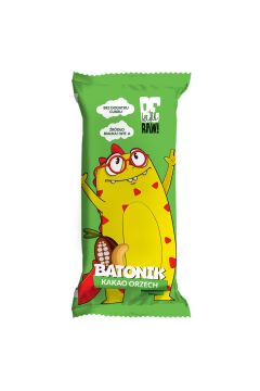 BeRAW Kids Baton Orzech Kakao 25 g