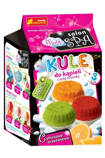 Kule do k�pieli z sol� morsk�. Cytrus. orze�wienie Ranok-Creative