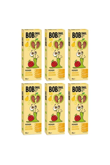 Bob Snail Przek�ska jab�kowo-gruszkowa bez dodatku cukru Zestaw 6 x 30 g
