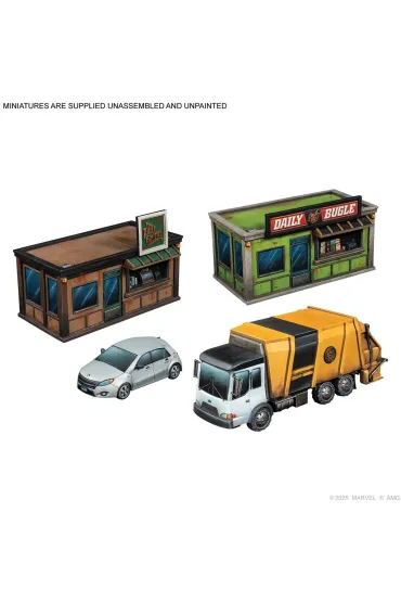 Marvel: Crisis Protocol - NYC City Block - Terrain Collection Atomic Mass Games