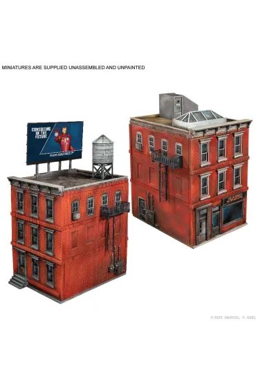 Marvel: Crisis Protocol - NYC City Block - Terrain Collection Atomic Mass Games