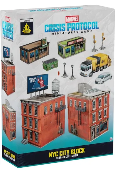 Marvel: Crisis Protocol - NYC City Block - Terrain Collection Atomic Mass Games