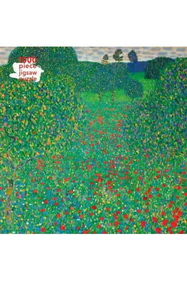 Puzzle 1000 el. Pole mak�w Gustav Klimt Flame Tree