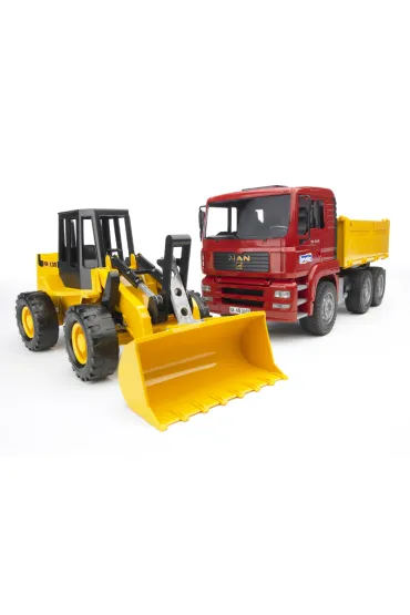 MAN TGA wywrotka z �adowark� Bruder