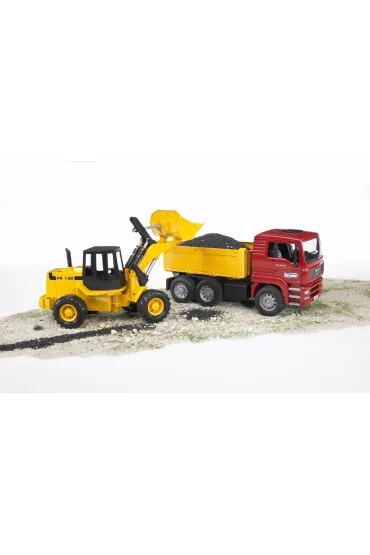 MAN TGA wywrotka z �adowark� Bruder