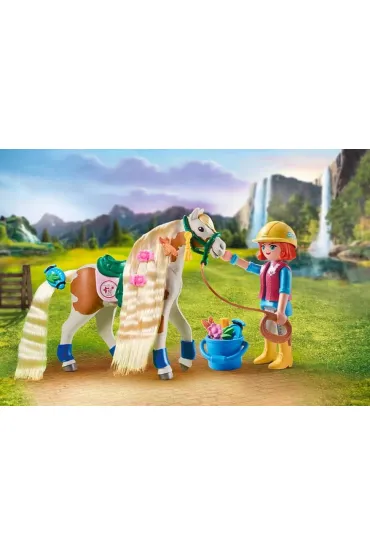 Playmobil Horses of Waterfall Ellie z koniem 71639