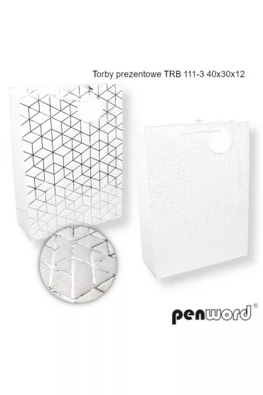 Penword Torebka prezentowa 40x30x12cm MIX