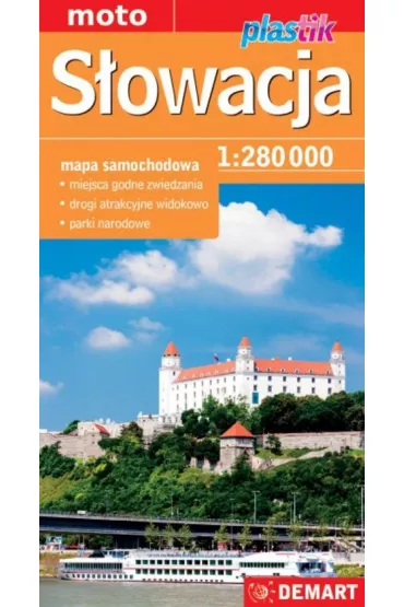 S�owacja. Mapa samochodowa 1:280 000. Plastik