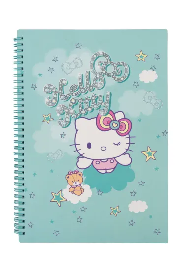 Patio Ko�obrulion A4 100k.w kratk� metalowa spirala Hello Kitty pink wz�r 1