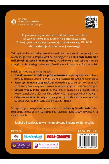 Szungit - naturalna tarcza ochronna w �wiecie WiFi i 5G - Regina  Martino