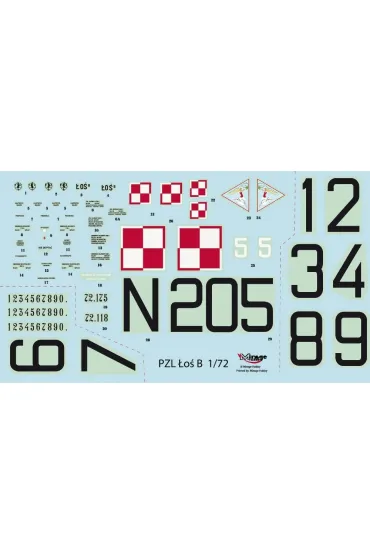 Zestaw modelarski - PZL-37 B "�o�" Mirage Hobby