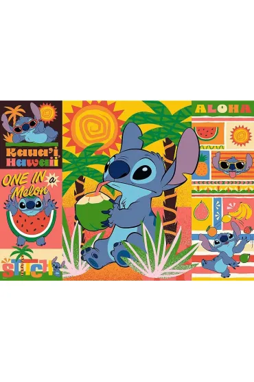 Puzzle 500 el. Wakacje ze Stitchem Trefl