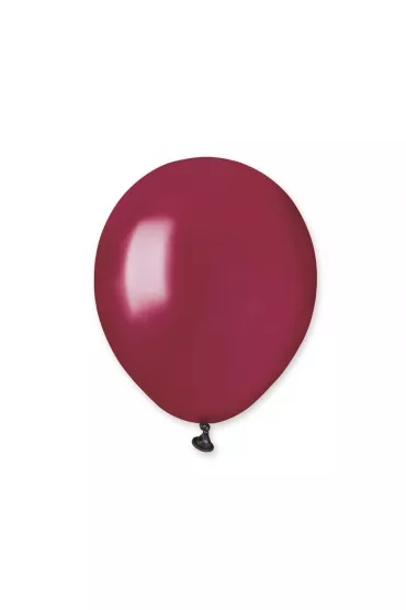 Gemar Balony pastelowe ciemnoczerwone 12,5cm