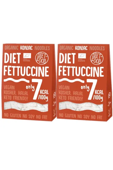 Diet-Food Makaron konjac fettuccine Zestaw 2 x 385 g Bio