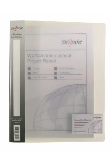 Snopake Segregator prze�roczysty A5/15/2ringi SZTUKA RODZINNA 31162