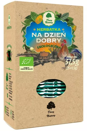 Dary Natury Herbatka na dzie� dobry 25 x 1,5 g Bio