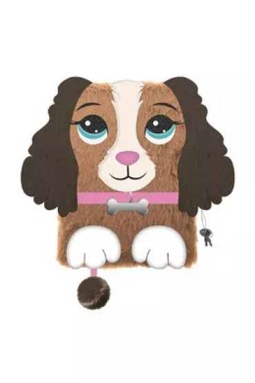 Pami�tnik A5 w�ochacz z k��dk� 3D My Little Friend Cavalier 96 kartek