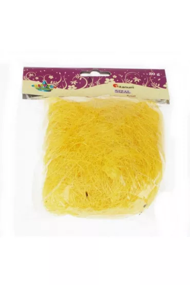 Titanum Sizal ��ty ozdoba dekoracyjna 30g