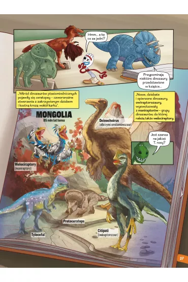 Kres pot�gi, czyli dinozaury kredy. Nauka z komiksem. Era dinozaur�w. Tom 3 - Sara Storino, Jacopo Olivieri, Letizia Algeri, Andrea  Greppi, Benedetta Barone, Marco Colletti, Marco Forcelloni, Massimo Asaro, Stefano Broccoli