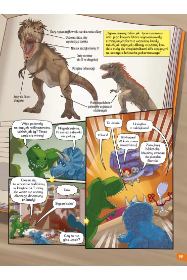Kres pot�gi, czyli dinozaury kredy. Nauka z komiksem. Era dinozaur�w. Tom 3 - Sara Storino, Jacopo Olivieri, Letizia Algeri, Andrea  Greppi, Benedetta Barone, Marco Colletti, Marco Forcelloni, Massimo Asaro, Stefano Broccoli