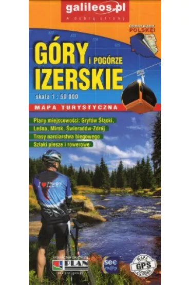 G�ry i Pog�rze Izerskie Mapa turystyczna 1:50 000