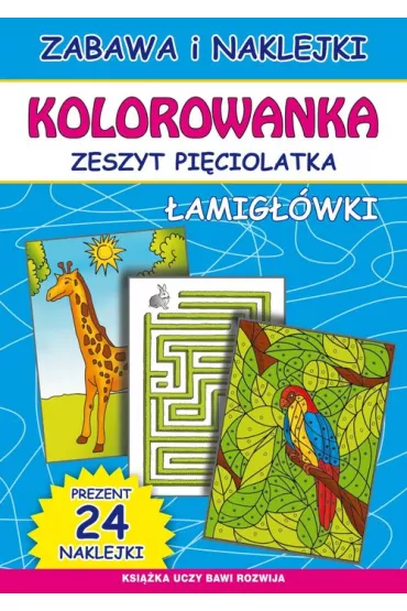 Kolorowanka. Zeszyt pi�ciolatka. �amig��wki - Beata Guzowska, Marta Bindek