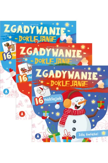 Pakiet Zgadywanie-doklejanie: Magia �wi�t, Magiczne �wi�ta, Id� �wi�ta - Sabina  Grabias