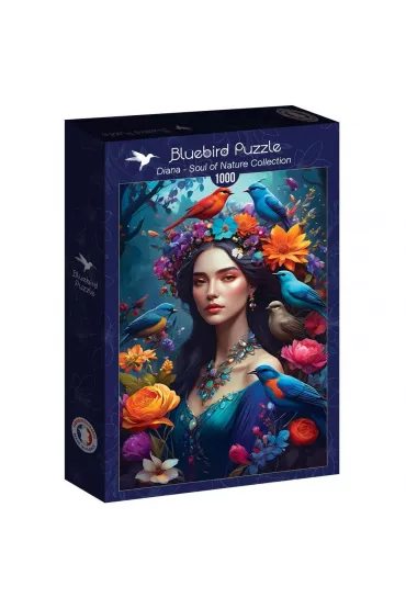 Puzzle 1000 el. Kolekcja natury - Diana Bluebird Puzzle