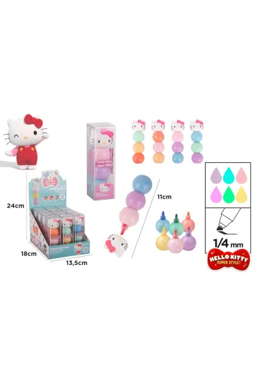 Mp Main Paper Zakre�lacz w kulce Hello Kitty 3 kolory MIX