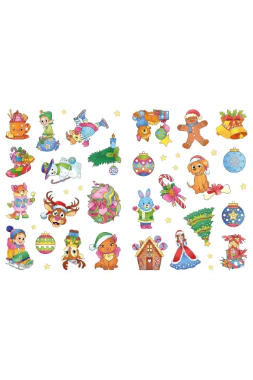 Malowanka 200X190 Kolorowanka z tatua�ami FLUO Magiczne �wi�ta SKRZAT 078862