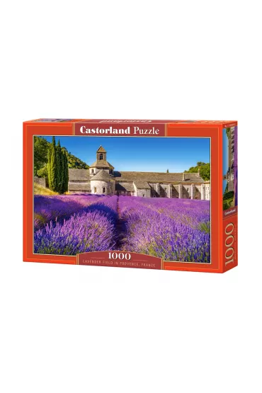 Puzzle 1000 el. Lawendowe pole w Prowansji Castorland